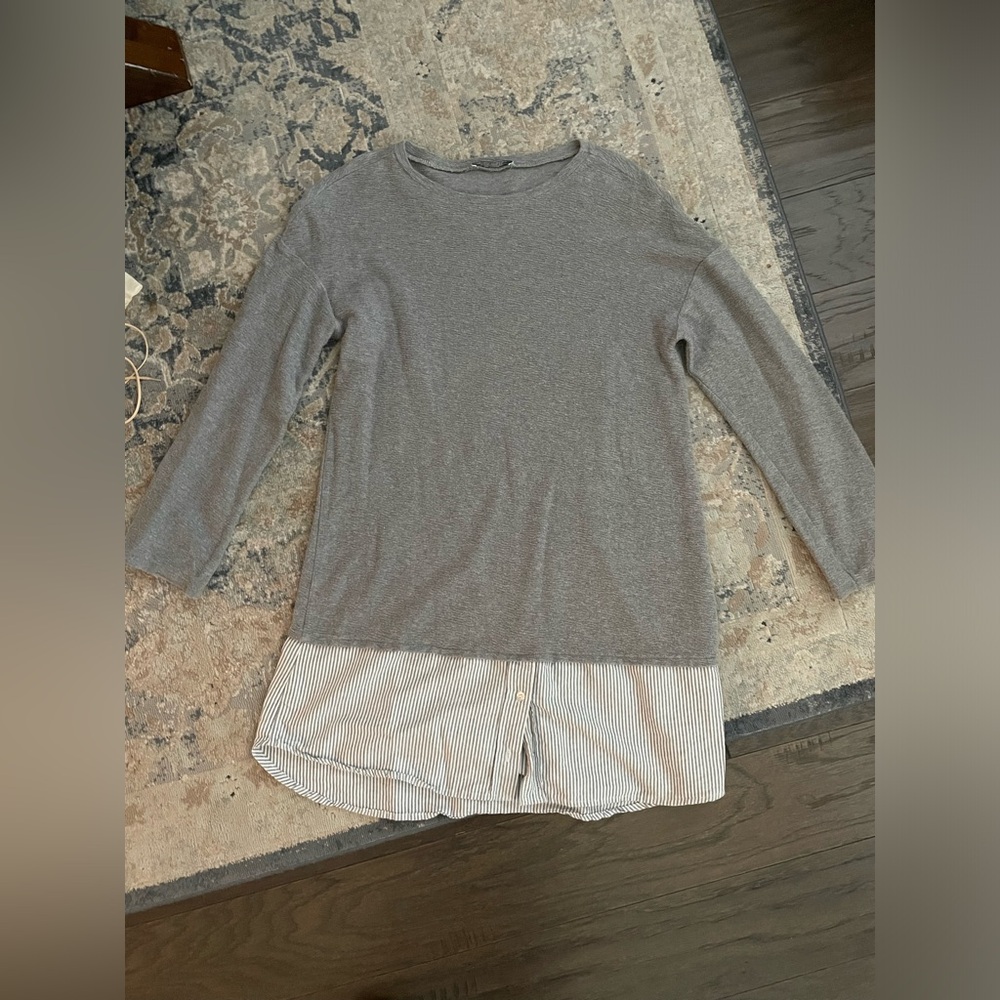 Zara oversized tunic sz S
